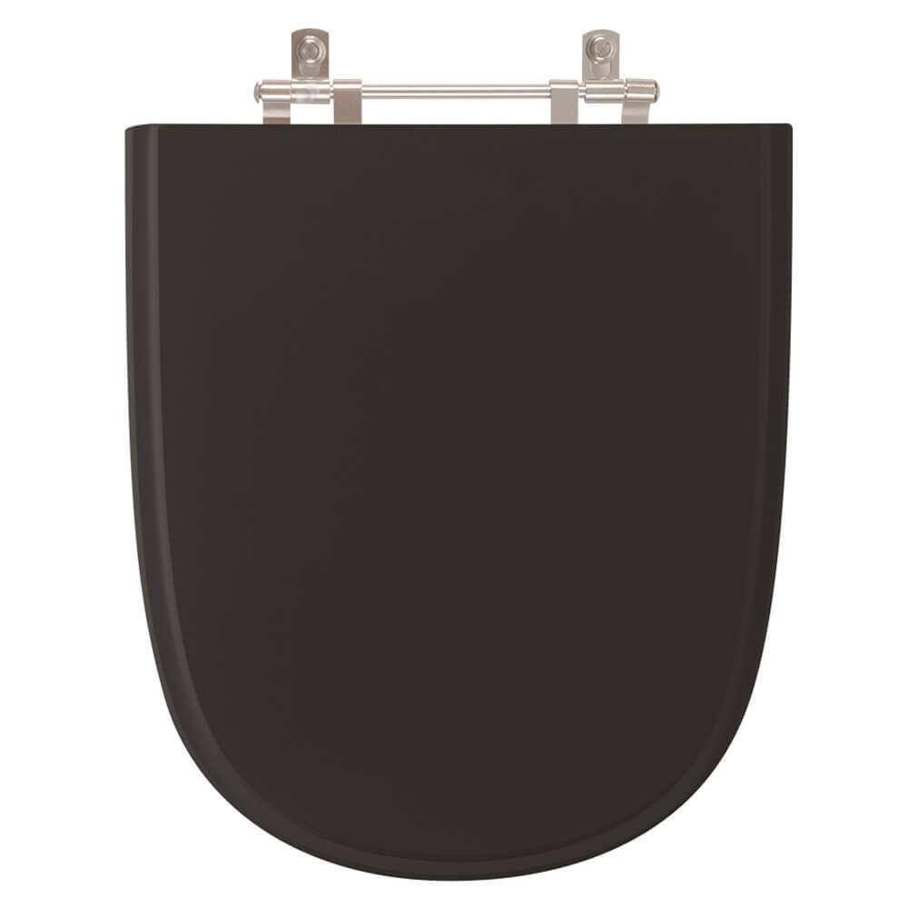 Assento Sanitario Ezedra Preto para vaso Ideal Standard