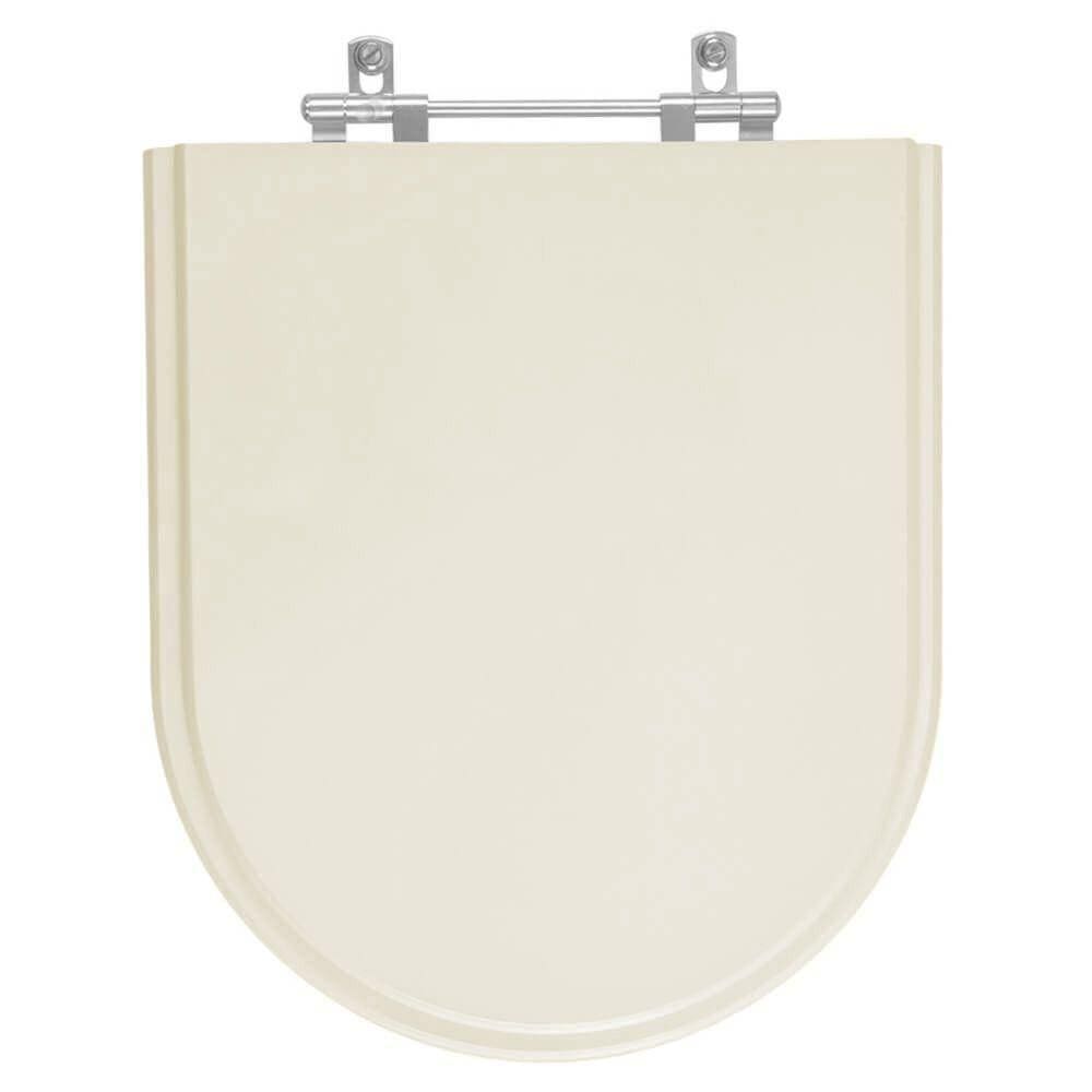 Assento Sanitario Poliester Duna Creme para vaso Deca