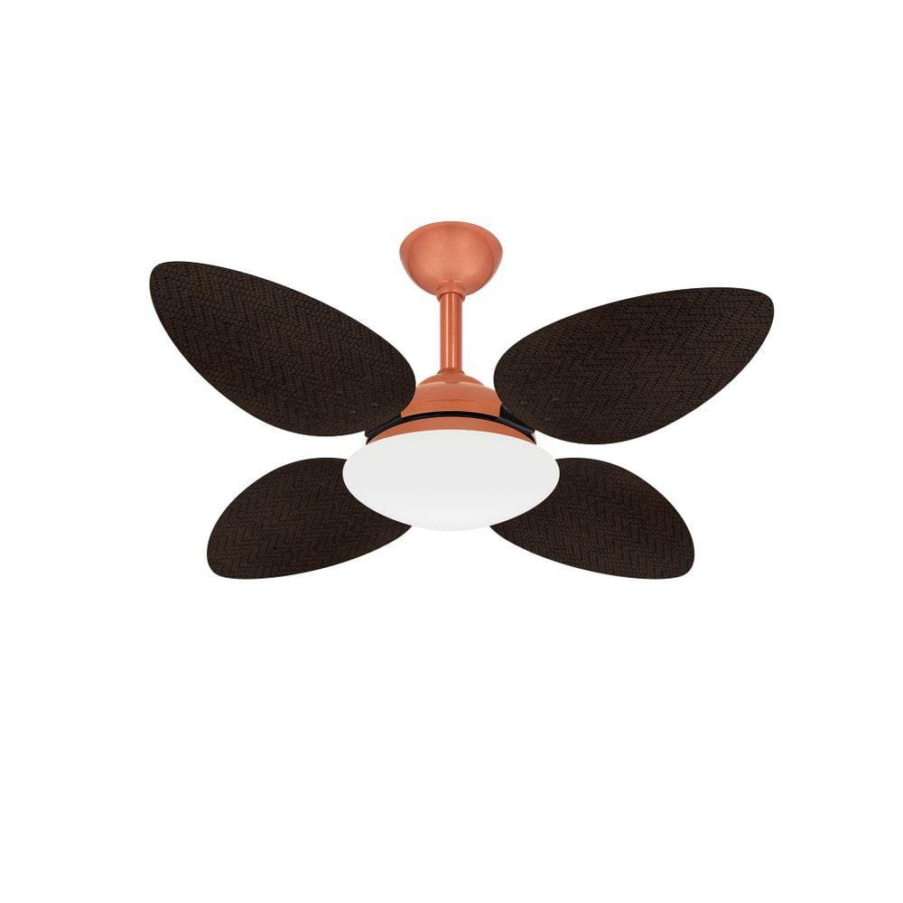 Ventilador De Teto Econômico Pétalo 4 Pás Palha Ventax 110V