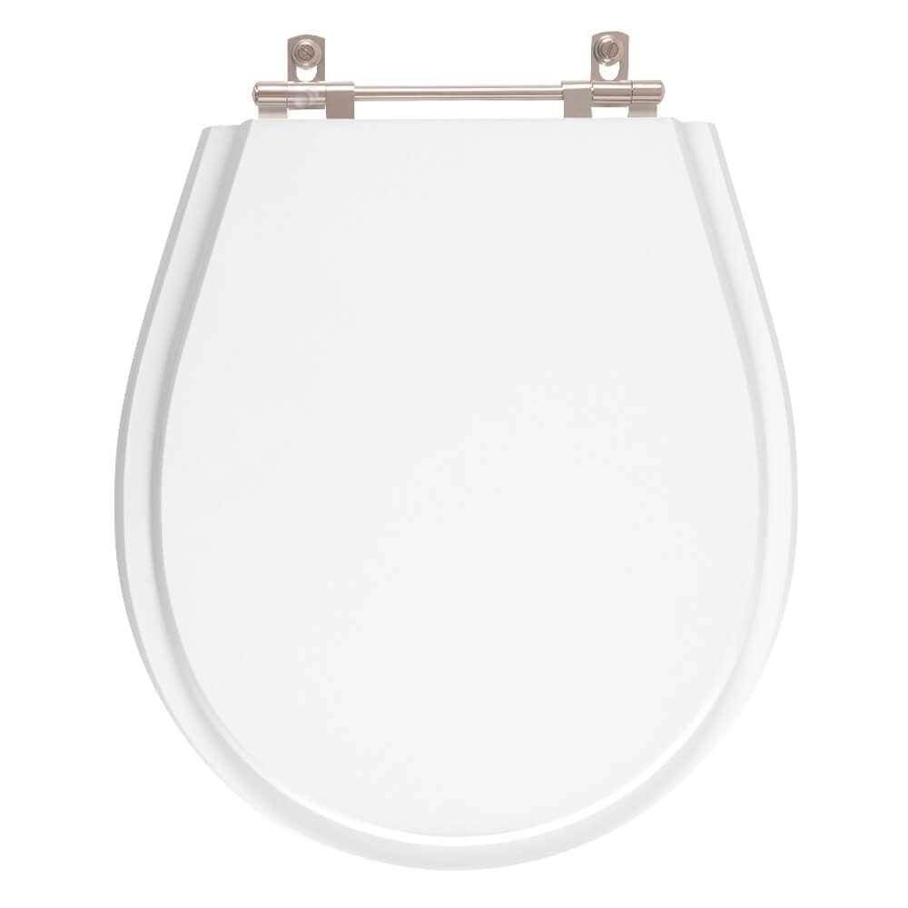 Tampa de Vaso em MDF Avalon Branco para bacia Ideal Standard