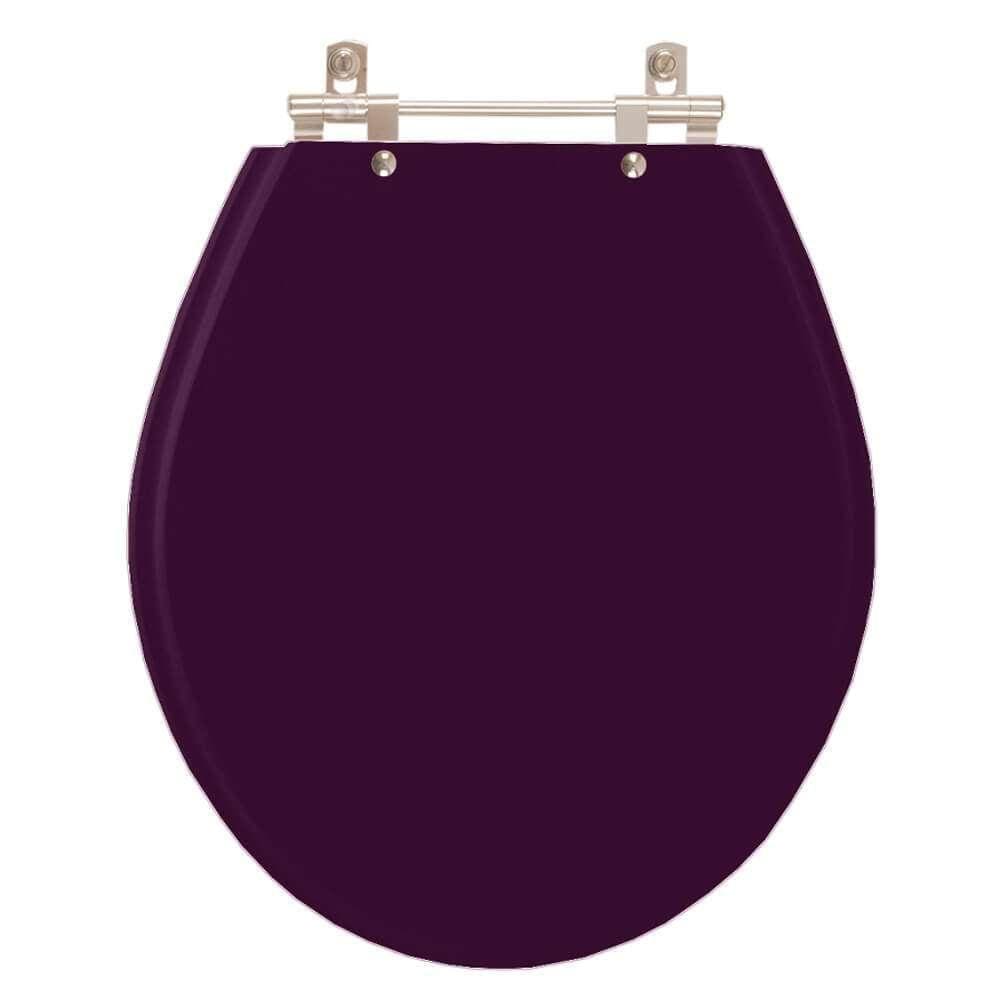 Assento Sanitário Carina Ametista (Roxo) para vaso Ideal Standard