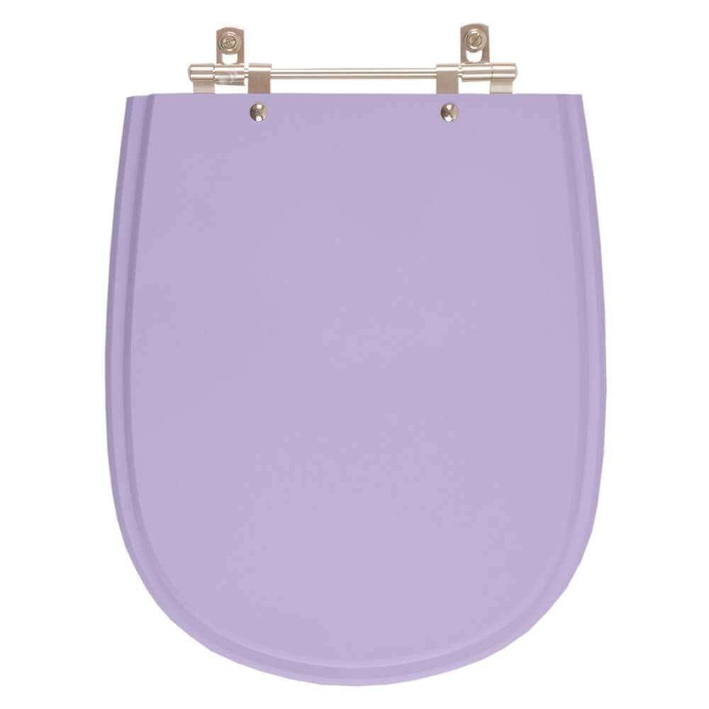 Assento Sanitário Poliester Paris Bermuda (Lilás) para vaso Ideal Standard
