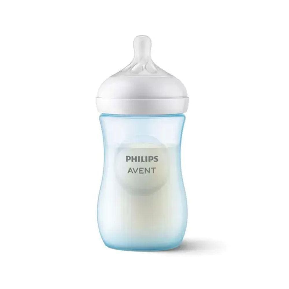 Mamadeira Pétala 260ml Azul Philips Avent Bico N3 SCY903/21