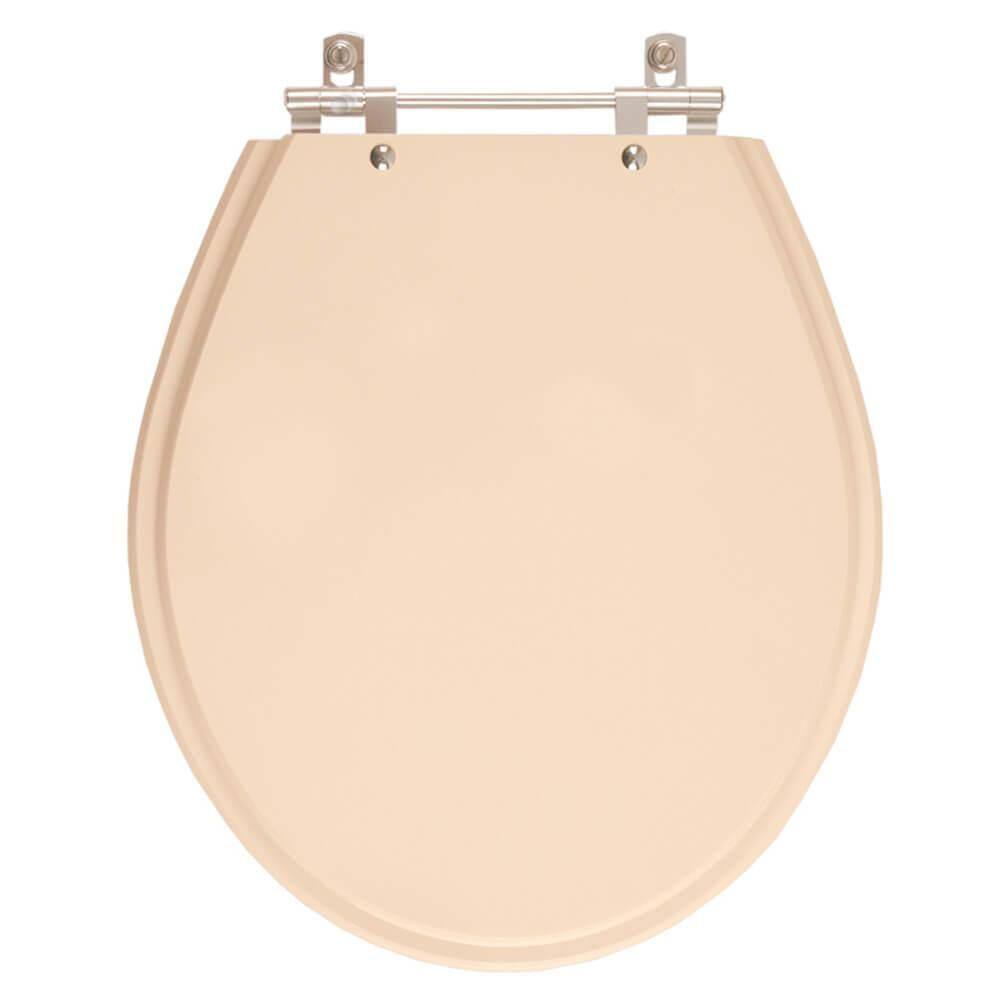 Assento Sanitário Ravena Rosa Floral para vaso Deca