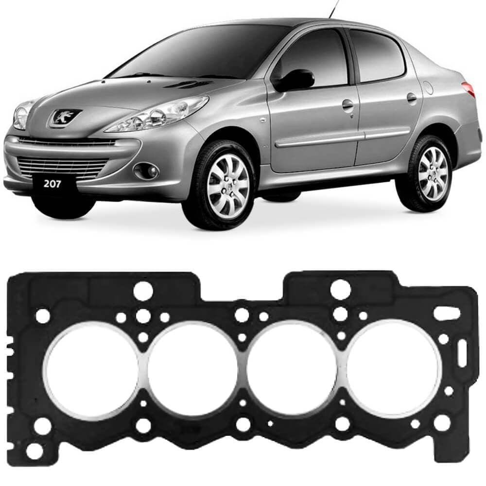 Junta Cabeçote Motor Peugeot 207 1.4 8v 2009 A 2015 Fibra
