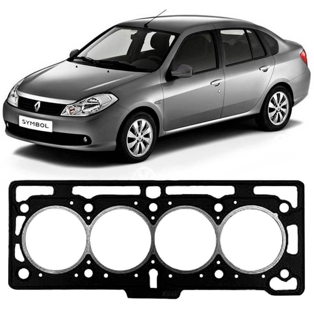 Junta Cabeçote Motor Renault Symbol 1.6 8v 2009 A 2013 Fibra