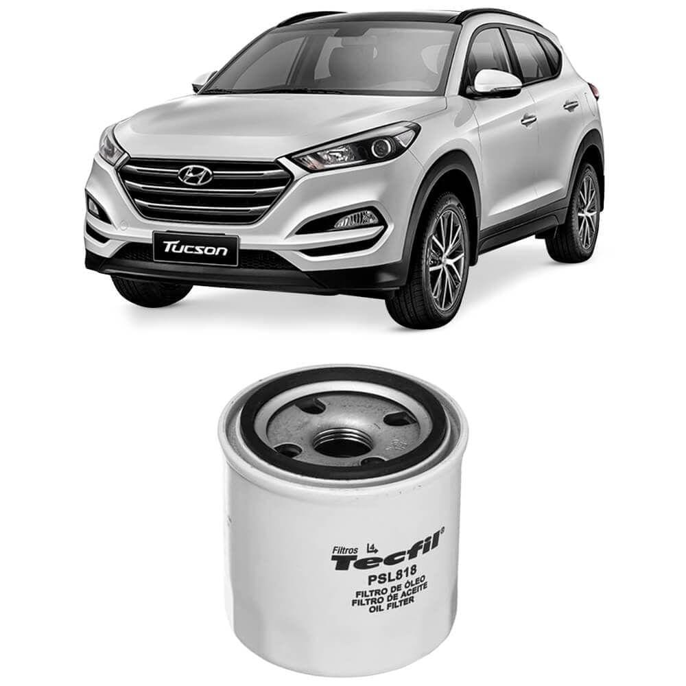 Filtro Óleo Hyundai Tucson 1.6 16v 2017 A 2018 Tecfil