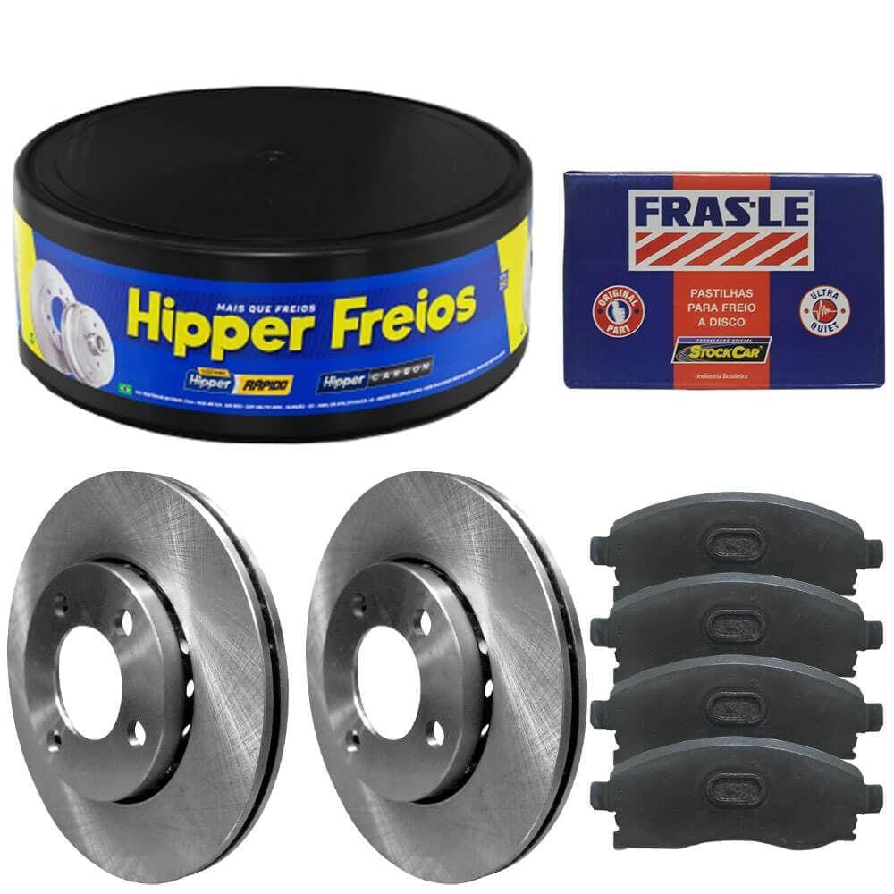 Kit Pastilha Disco Cobalt 2011 A 2018 Dianteiro Ventilado