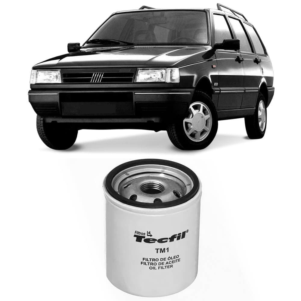 Filtro Óleo Fiat Elba 86 A 96 Tecfil - Psl34m