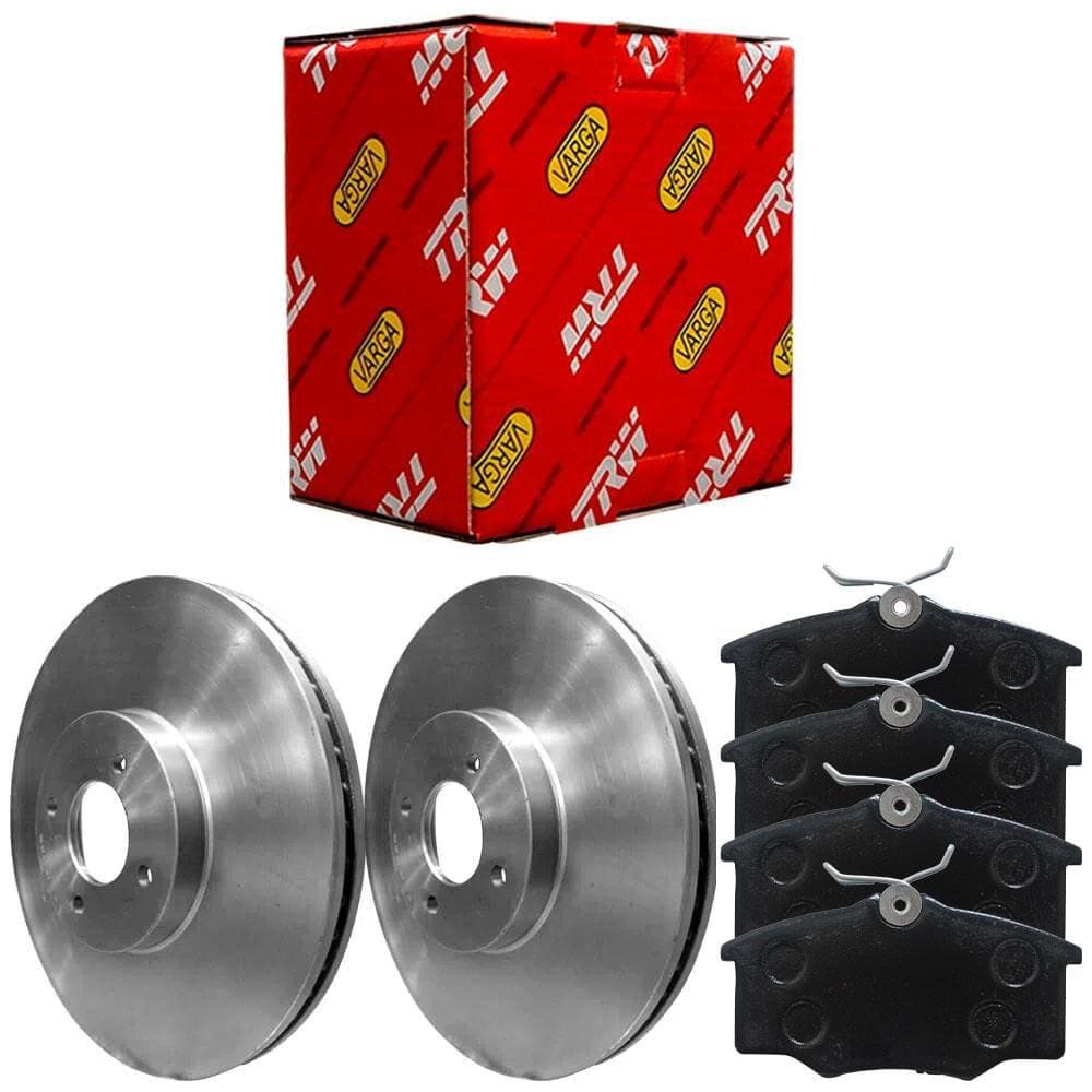 Kit Pastilha Disco Freio Parati 1.0 1.6 Dianteiro Ventilado