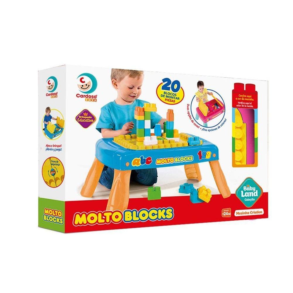 Molto Blocks Mesinha Criativa Baby Land 8023 - Cardoso
