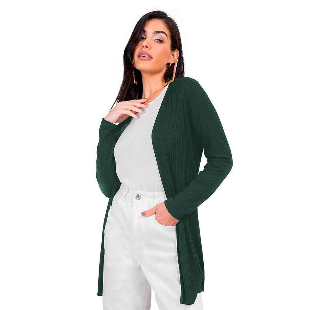 Cardigan Feminino Ribana Canelada