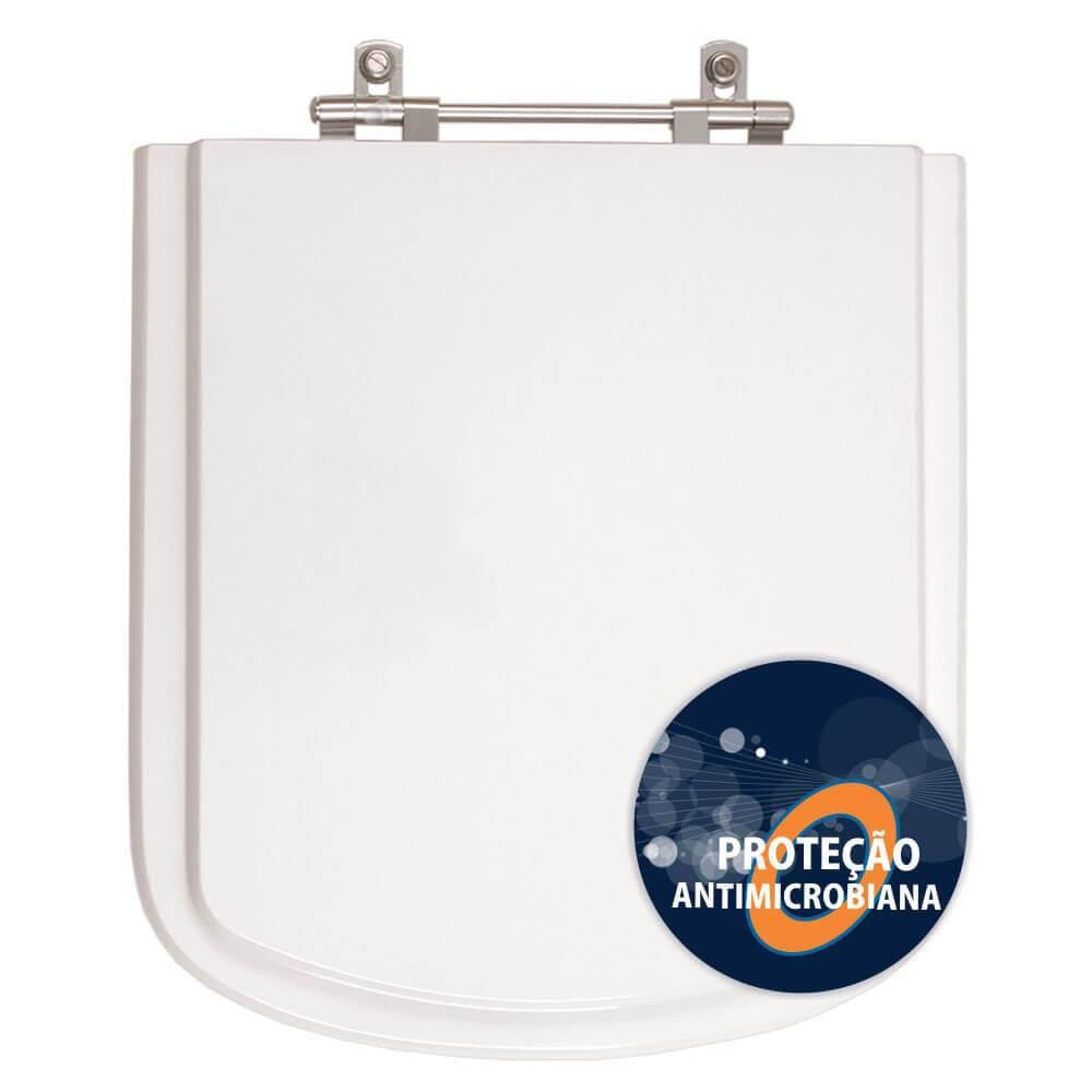 Assento Sanitario Poliester Antibacteriano Bali Branco para Vaso Incepa Laufen