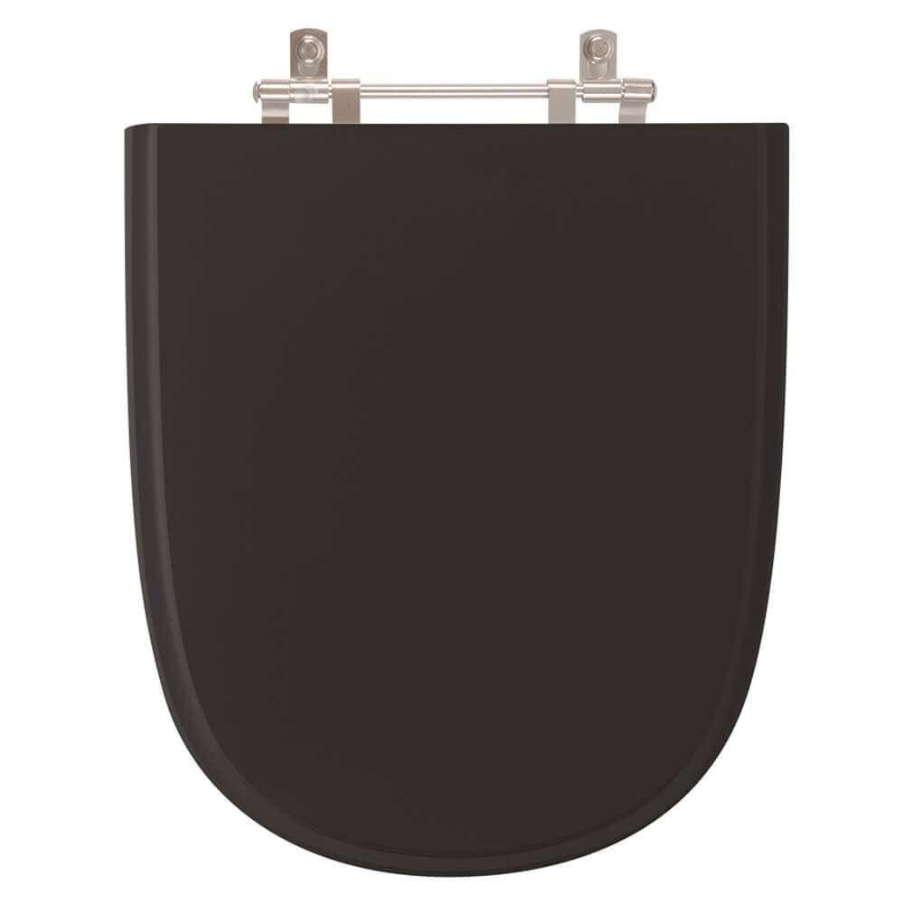 Assento Sanitario Ezedra Preto para vaso Ideal Standard