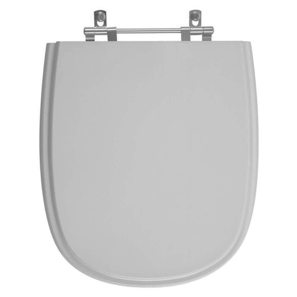 Assento para Vaso Sanitário Icasa Sabatini Cinza Claro em Resina