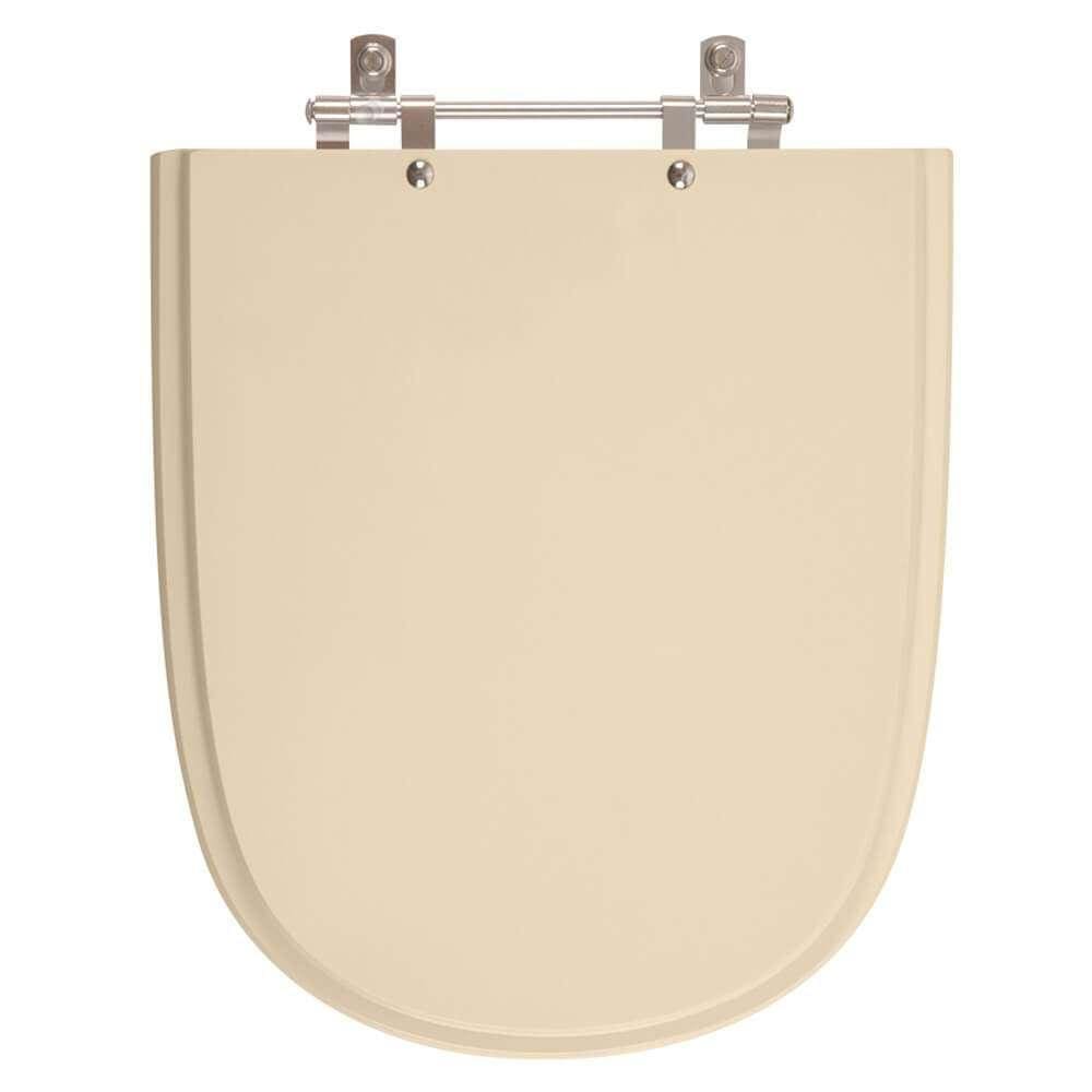Assento Sanitario Poliester Ezedra Visone (Salmao) para vaso Ideal Standard