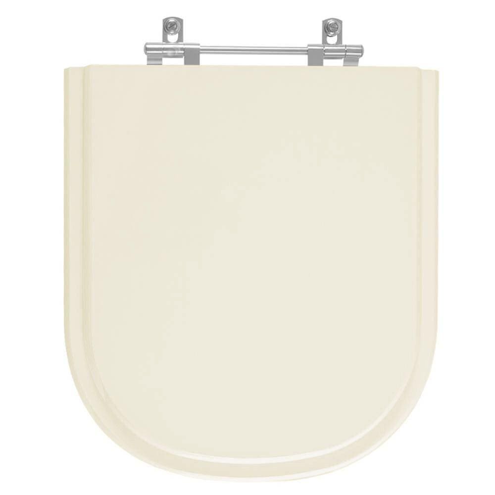Assento Sanitário Acrílico Vogue Plus Bege para vaso Deca