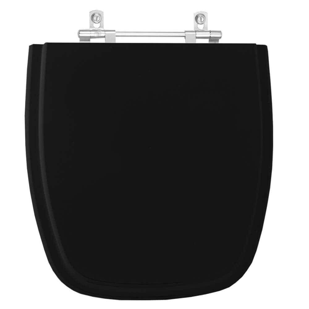 Assento Sanitário City Preto para vaso Celite