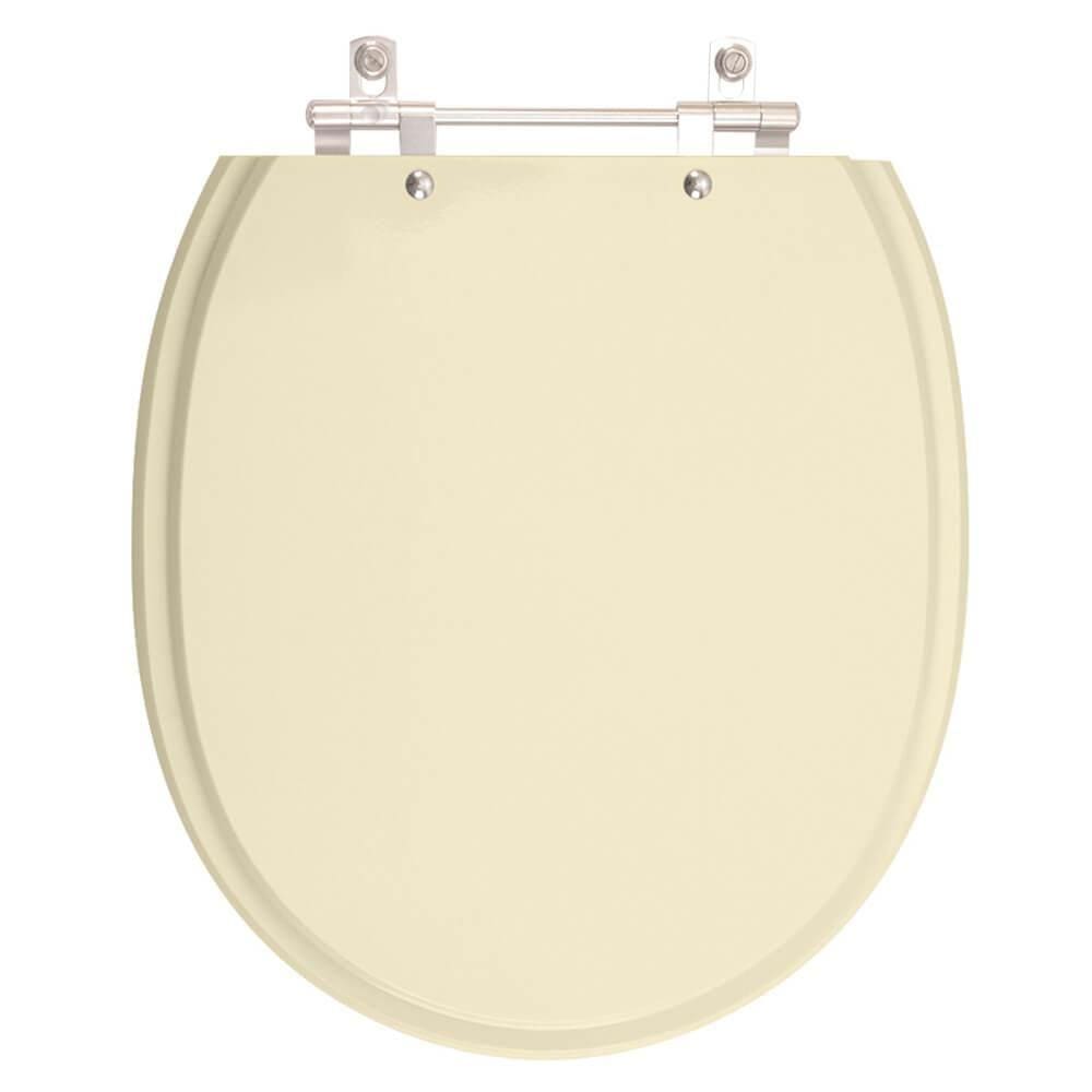 Assento Sanitário Poliester Village Amendoa Para vaso Deca