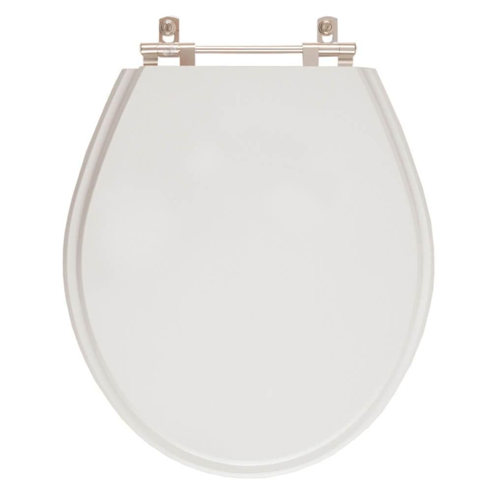 Assento Sanitário Ravena Cinza Real para vaso Deca