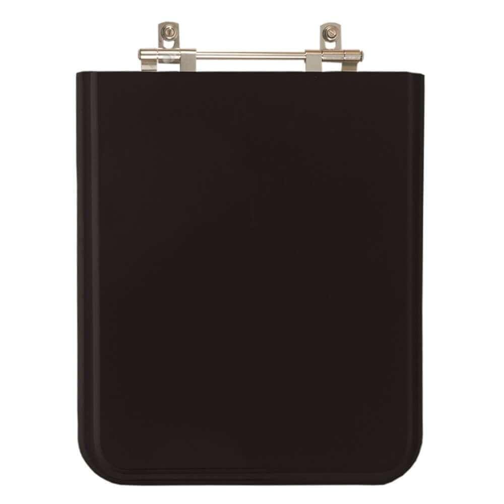 Tampa de Vaso Square Preto para Bacia Incepa