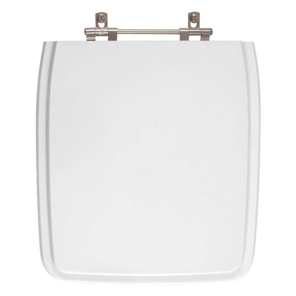 Tampa de Vaso Vila Rica Branco para Bacia Icasa Quadrada Antiga