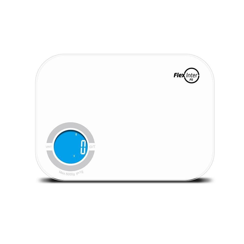Balança de Cozinha Digital Smart Nutri com APP Branca - FlexInter