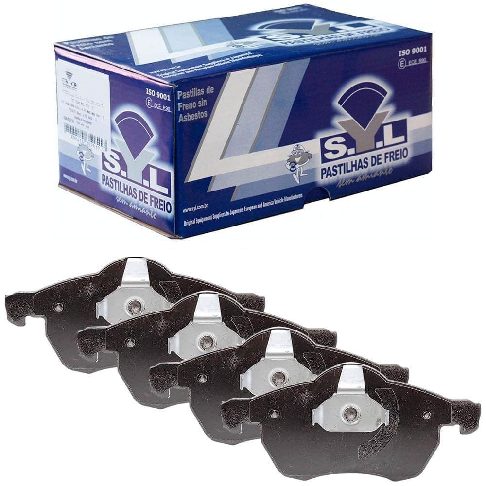 Kit Pastilha Freio Meriva Zafira 2001 a 2010 Dianteira Teves