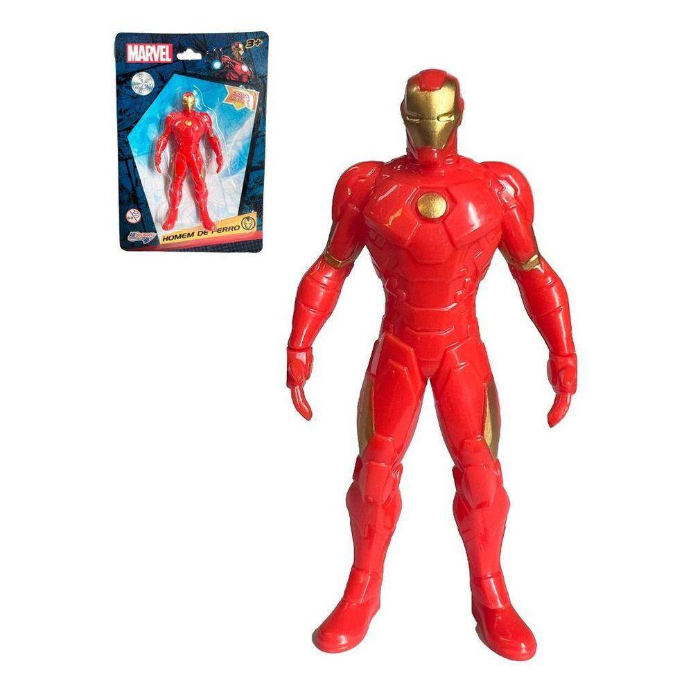 Pião Com Luz Vingadores Homem de Ferro - Toyng