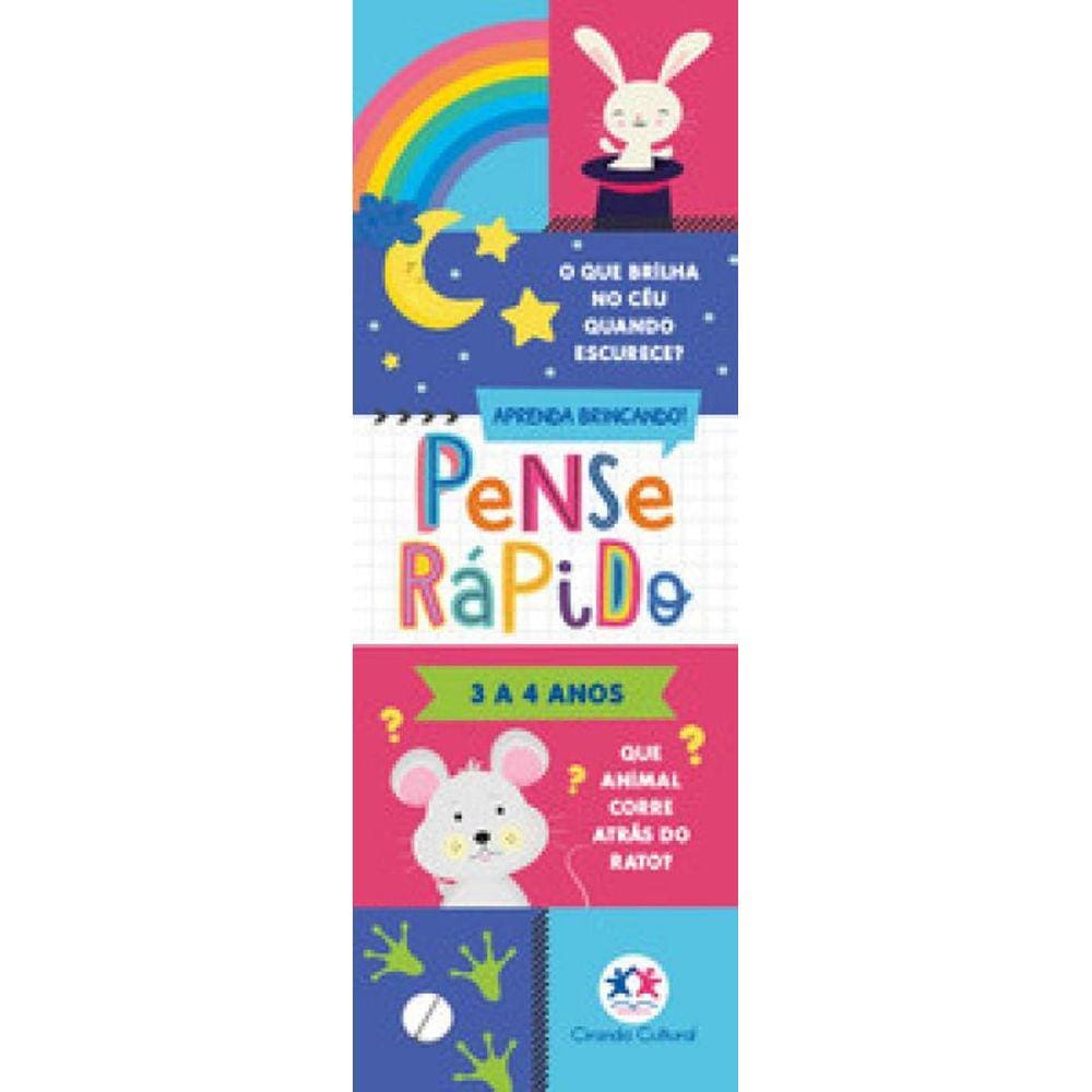 Pense Rápido 3 A 4 Anos
