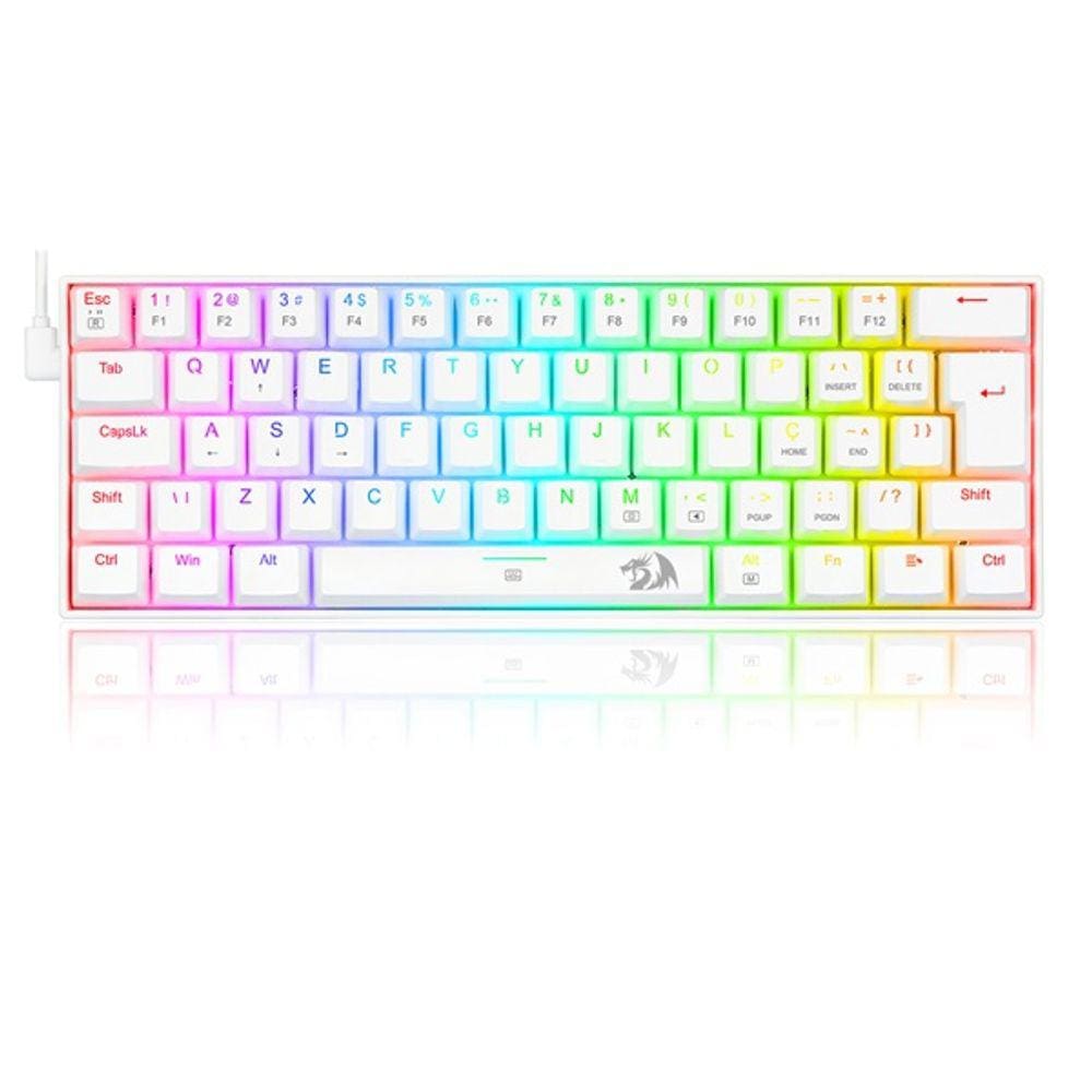 Teclado Mecânico Gamer 60% Dragonborn Rgb Write Swicht Blue Abnt2