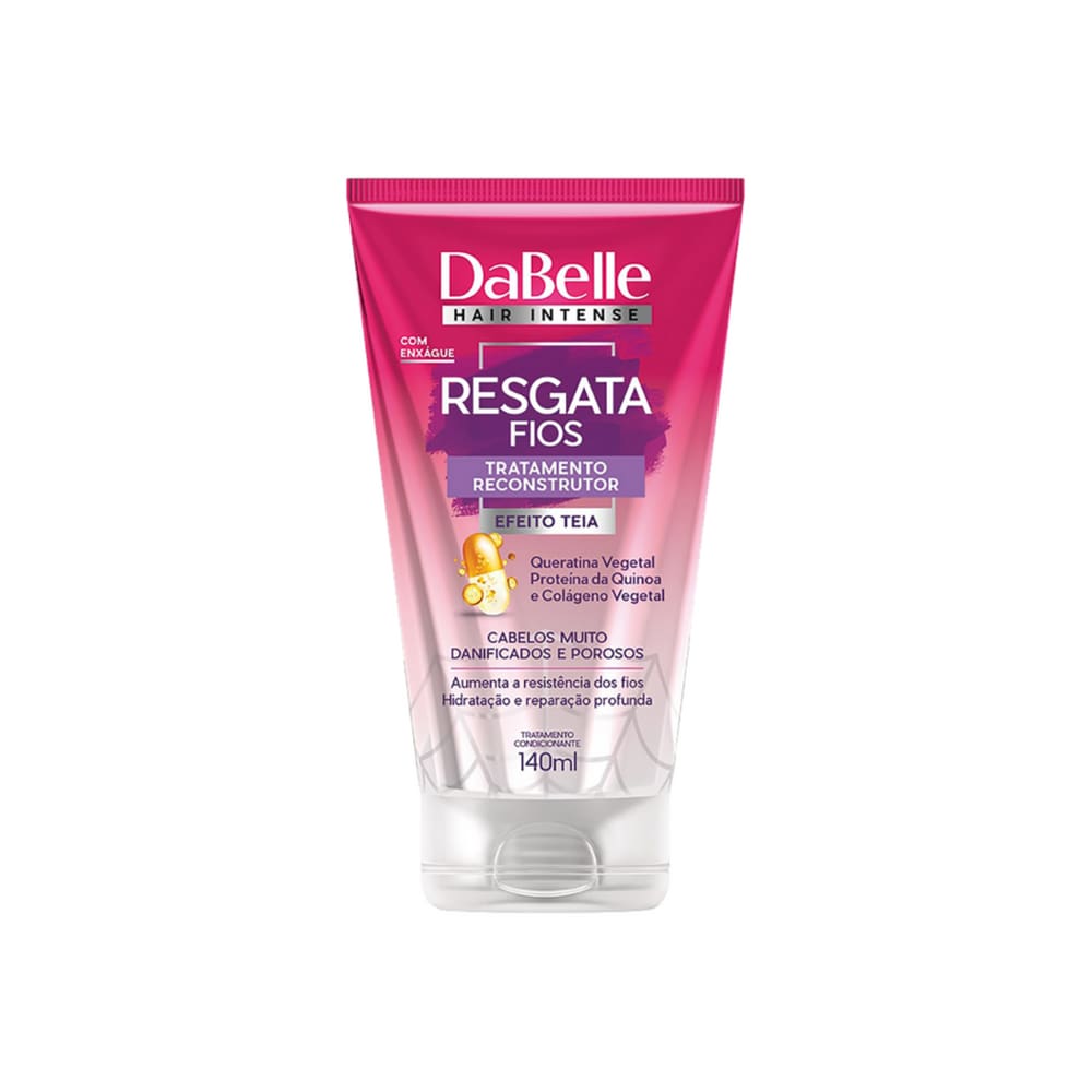 Tratamento Reconstrutor Dabelle Resgata Fios Efeito Teia 140ml