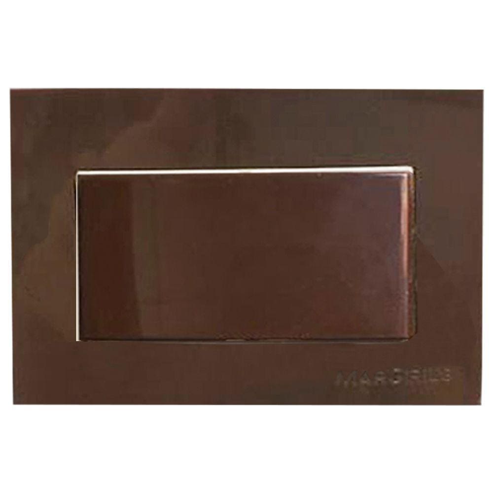 Interruptor Intermediário Embutir Painel Móvel Mdf Madeira Marrom Sleek Margirius