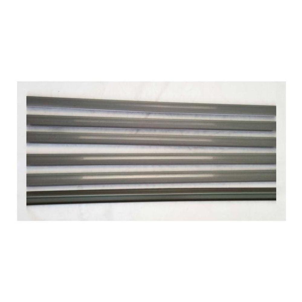 Porta Etiqueta Bandeja Gondola Lx 92 Cm Cinza Kit Com 15