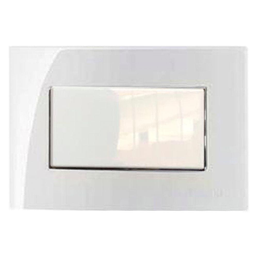 Interruptor Intermediário Embutir Painel Móvel Mdf Madeira Branco Sleek Margirius