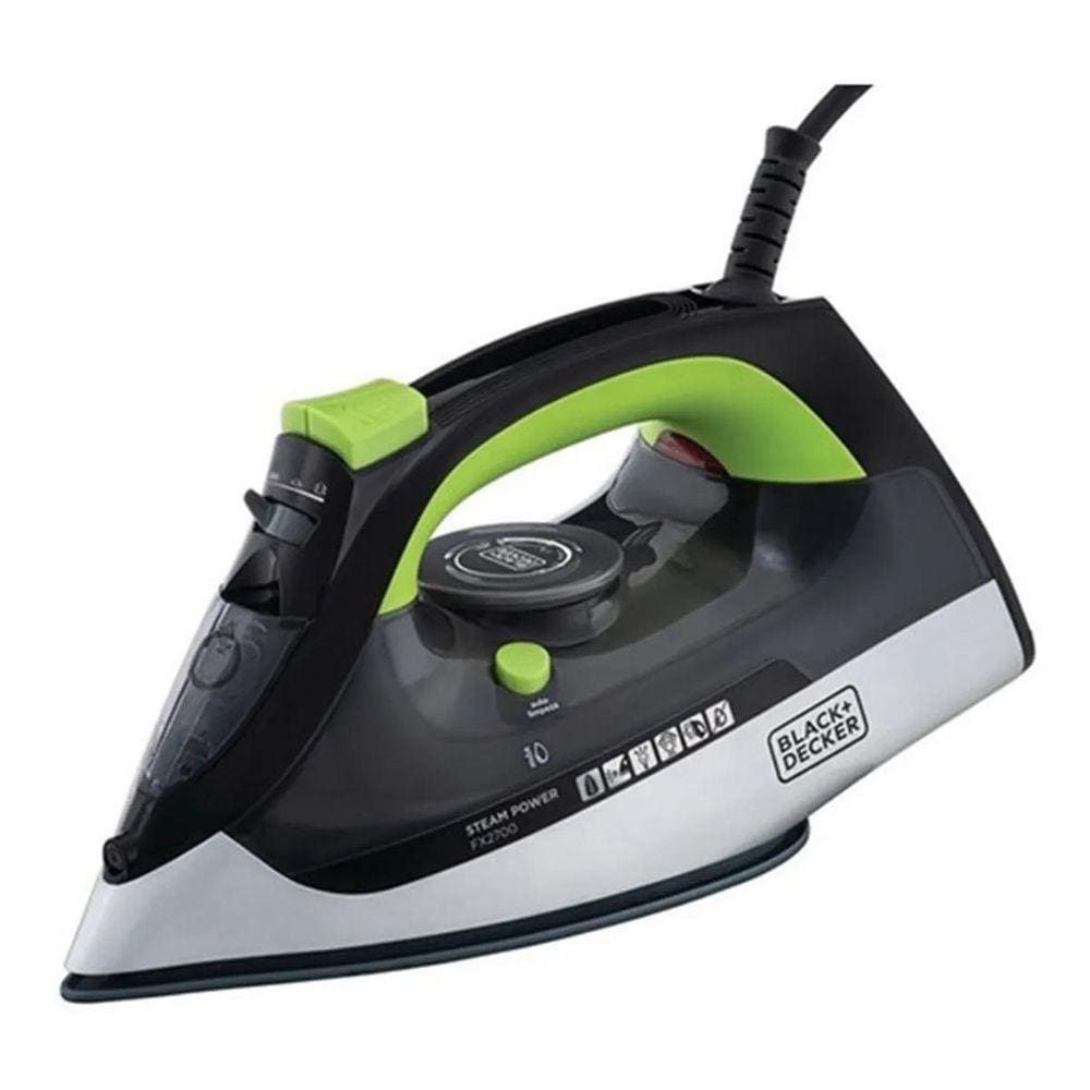 Ferro De Passar A Vapor Com Anti-Gotejamento Black + Decker