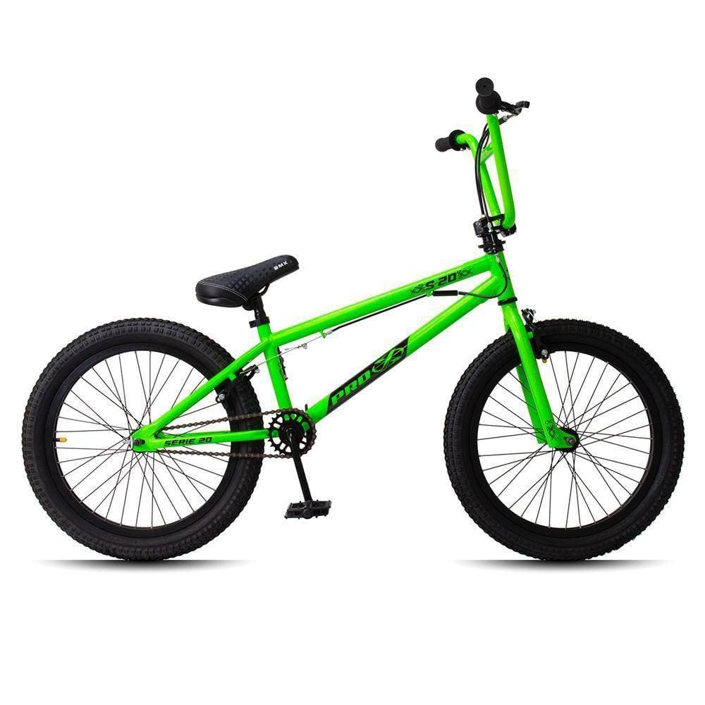 Bicicleta Aro 20 Bmx Peças Aço Hi-ten U-brake Rotor Evolution P03 Verde Limão - D`rossi