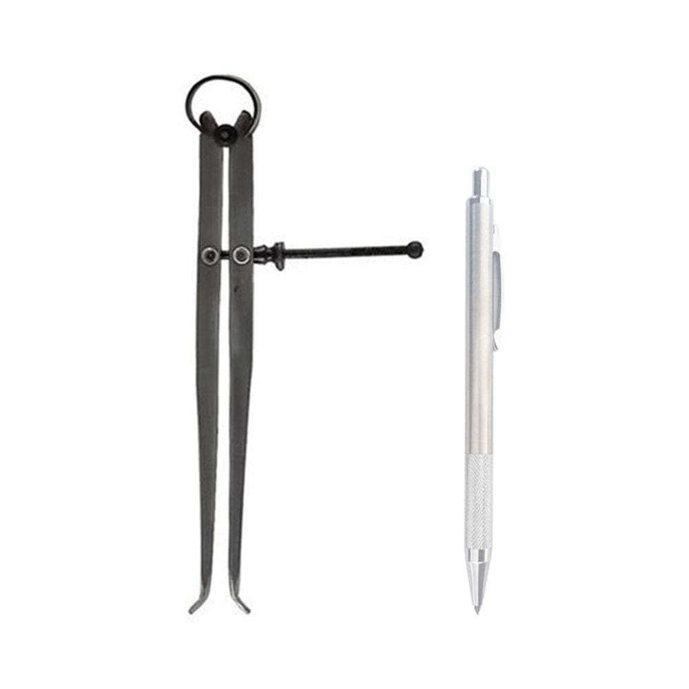 Kit Compasso Interno - Med. 200Mm/8` + Riscador