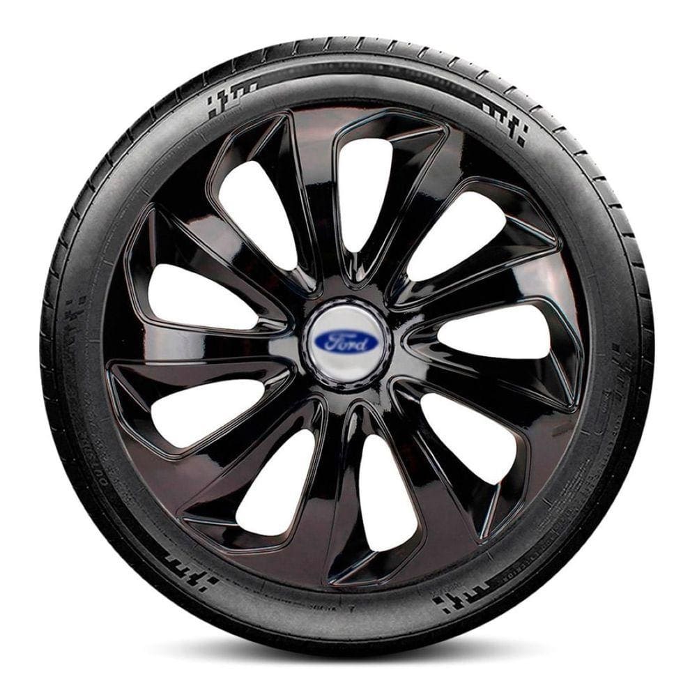 Calota LC117 Ford Aro 14 Preta Velox Escolha o carro