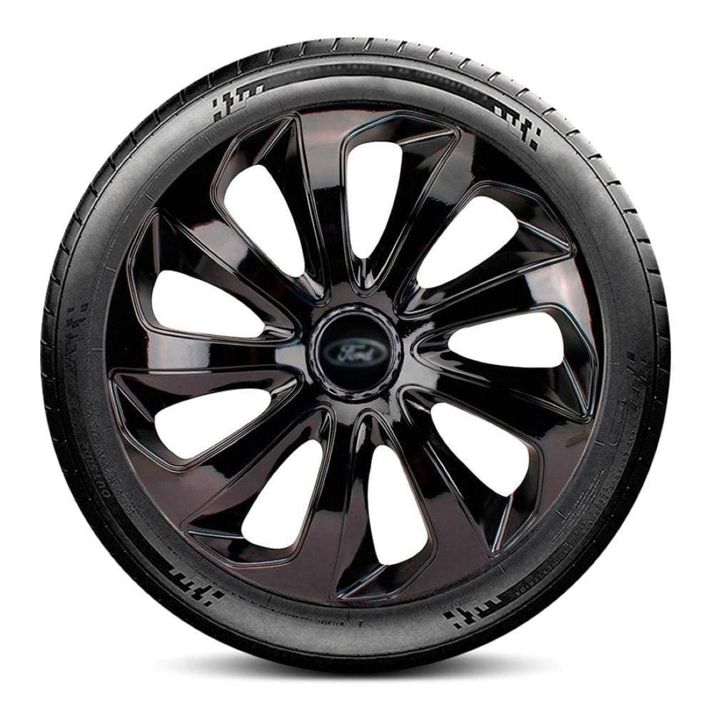 Calota LC117 Ford Aro 14 Preta Velox Escolha o carro
