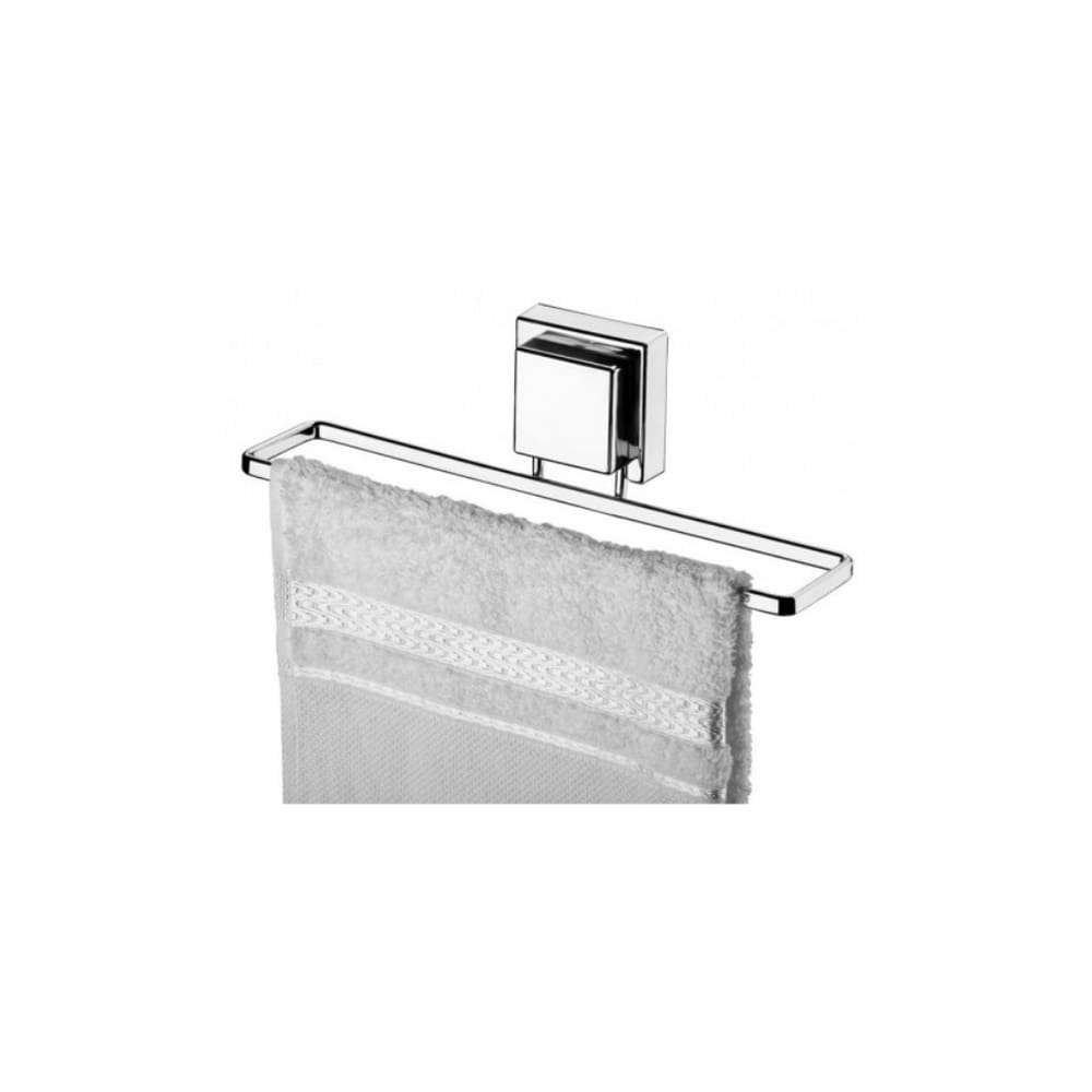 Toalheiro De Lavabo Com Ventosa Em Aço Carbono Praticità 25cm Mix Future Cromado