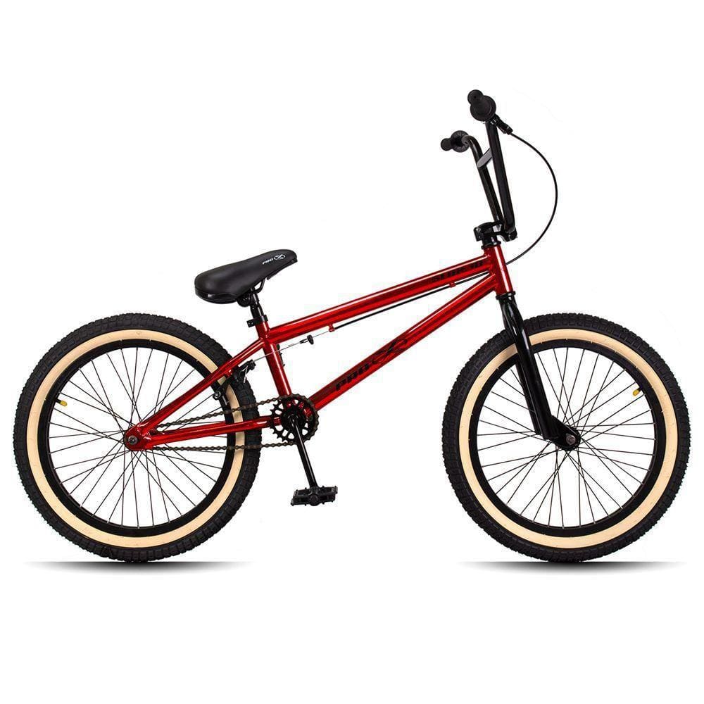 Bicicleta Aro 20 Bmx Catraca K7 Cog 9 Pçs Aço Hi-ten Gap P03 Vermelho - D`rossi