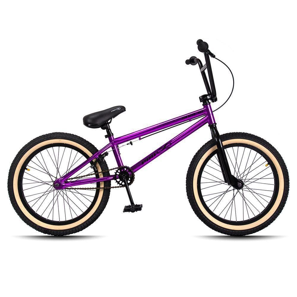 Bicicleta Aro 20 Bmx Catraca K7 Cog 9 Pçs Aço Hi-ten Gap P03 Roxo - D`rossi