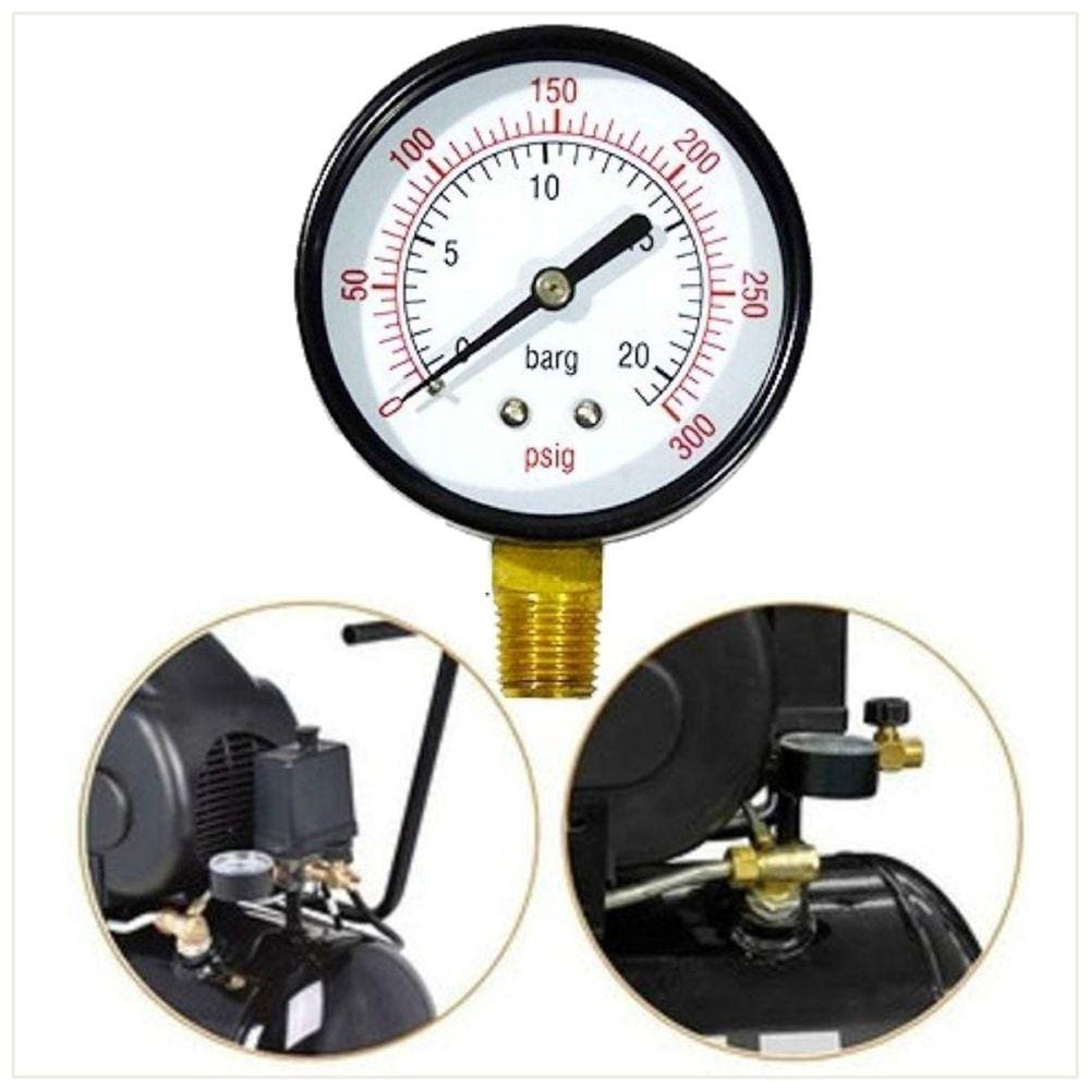 Kit Manômetro Segurança Dreno Pressostato 4 vias BP