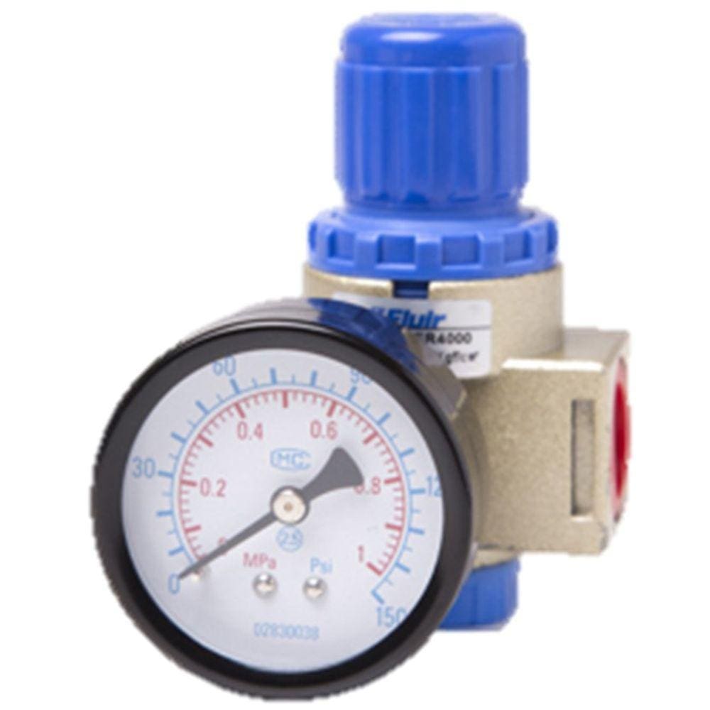 Regulador Pressão Fluir 1/2 com Manômetro 10 Bar