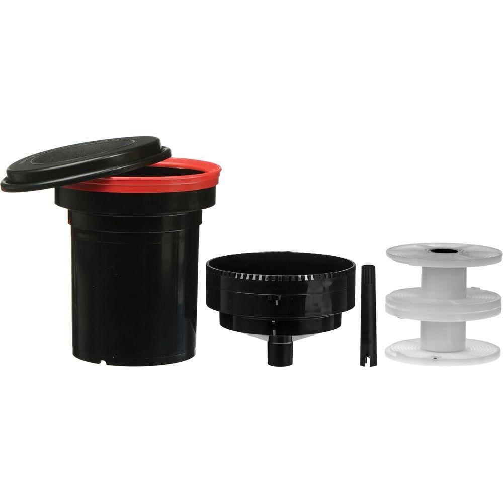 Tanque de revelação Paterson Super System 4 PTP115 com 2 espirais para filme fotográfico