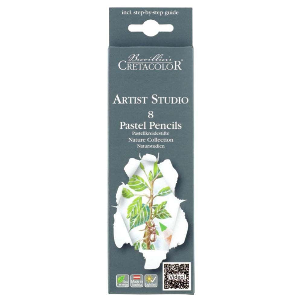 Lápis de Cor Pastel Cretacolor Artist Studio Nature 8 Cores