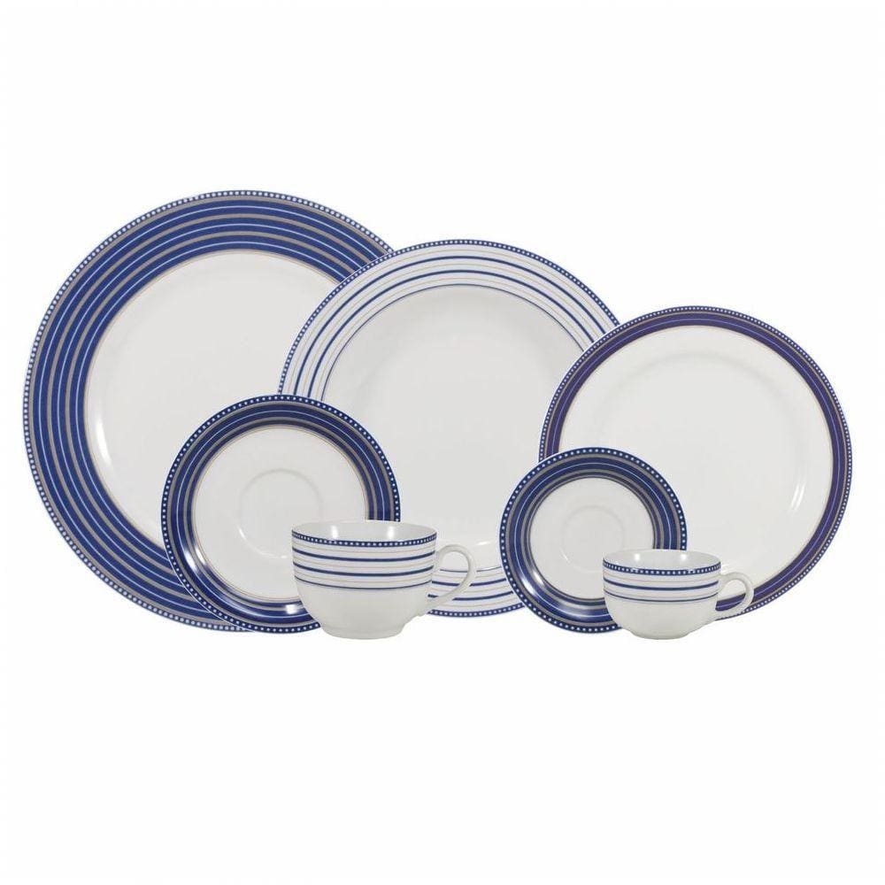 Aparelho De Jantar 42 Peças Paula Schmidt