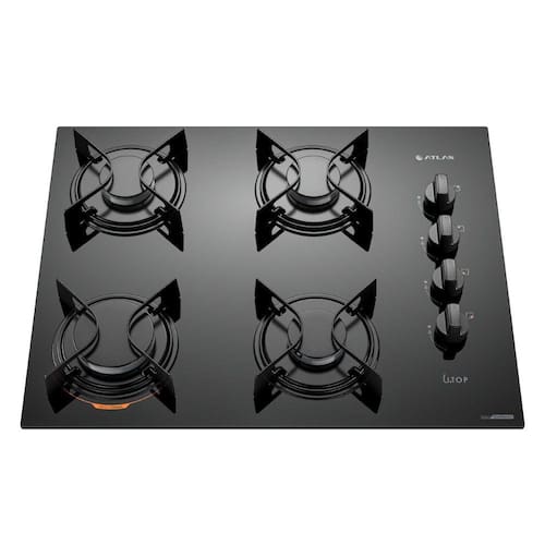 imagem-Cooktop Atlas U Top 4 Bocas Acendimento Automático - Bivolt