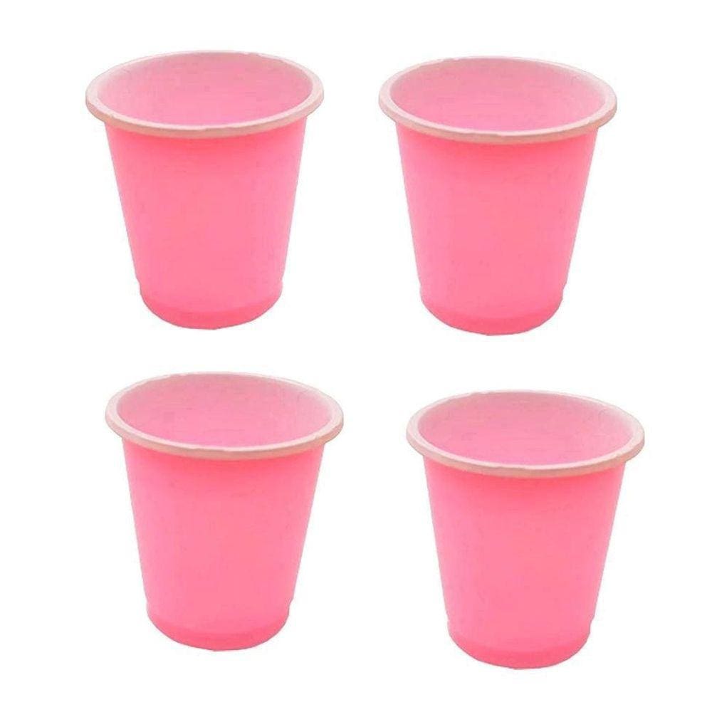 Kit Copo Americano Descartável Shot Tequila Rosa 30Ml -150Un